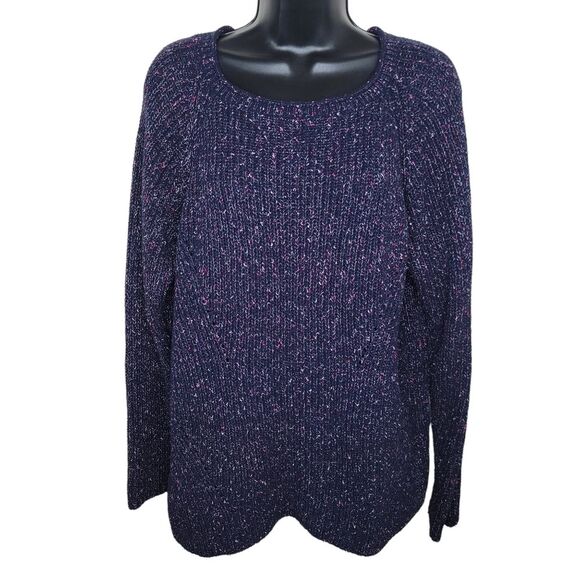 Style & Co Plus Size marled long sleeve sweater 1x - Picture 1 of 6